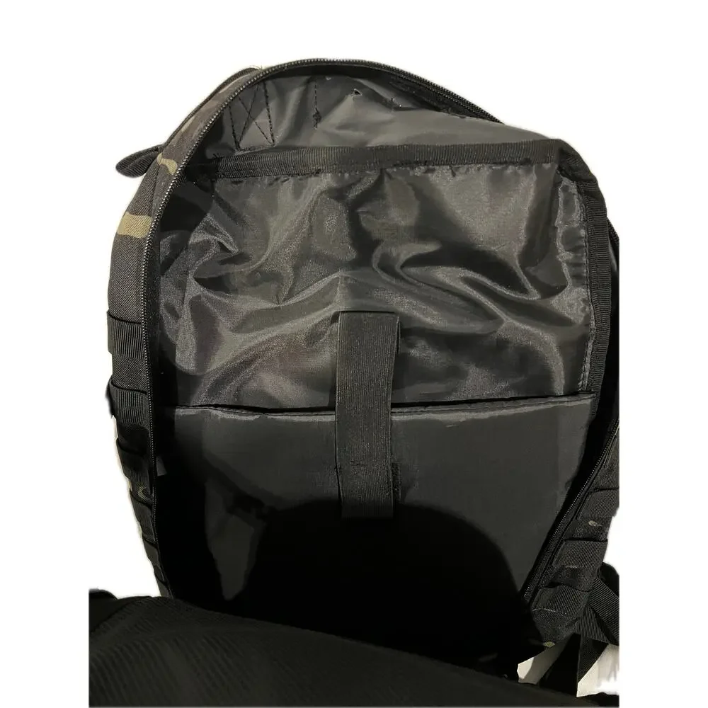 Generic Green Black Camo Tactical Backpack 36L